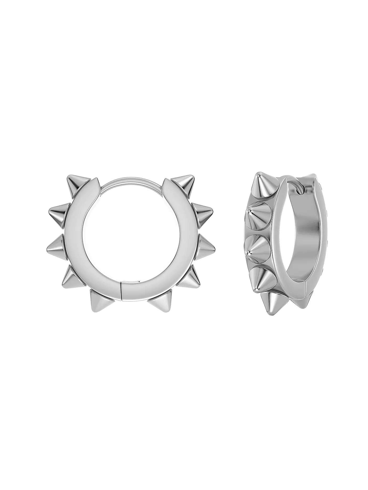 EDBLAD | Ohrringe PEAK HOOPS ICON Large Steel | 